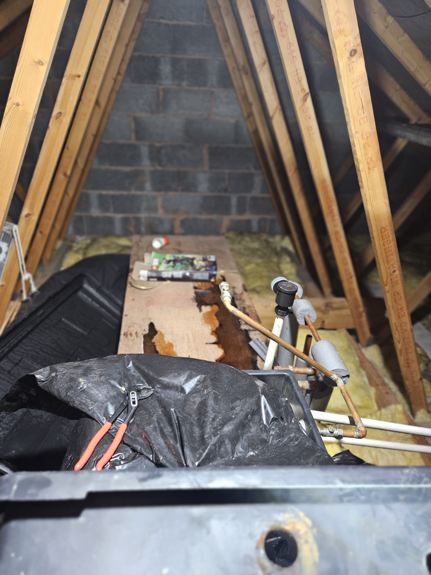 Domestic water tank repair